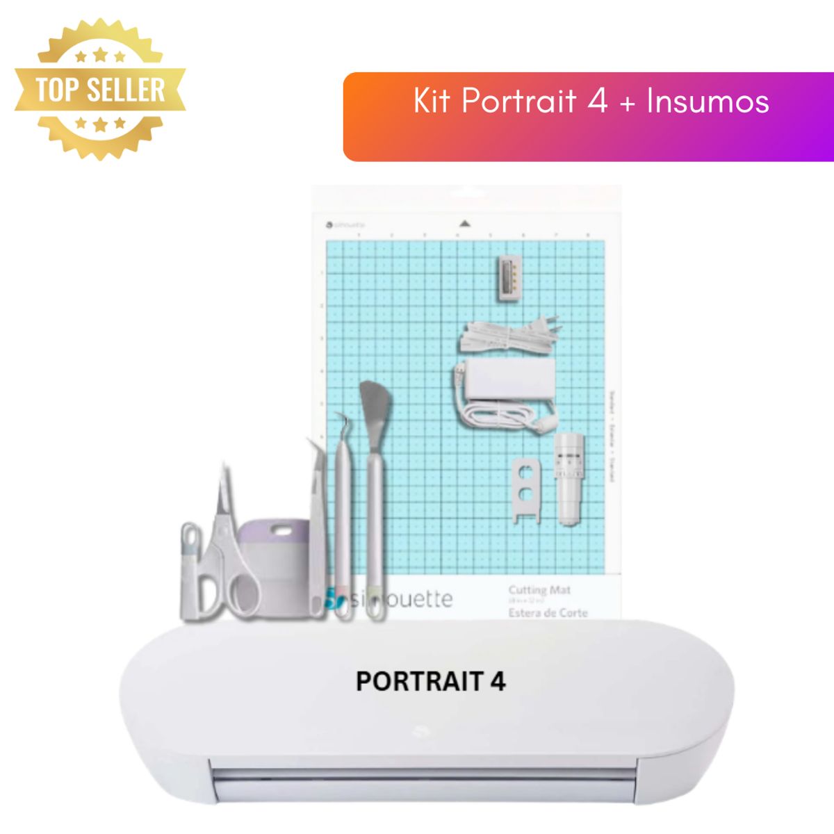 SILHOUETTE - KIT Portrait 4 + HERRAMIENTAS