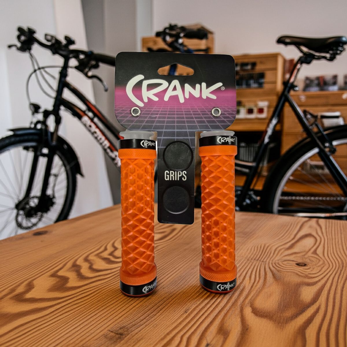 CRANK - PUÑO CRANK LOCK ON 130MM ORANGE