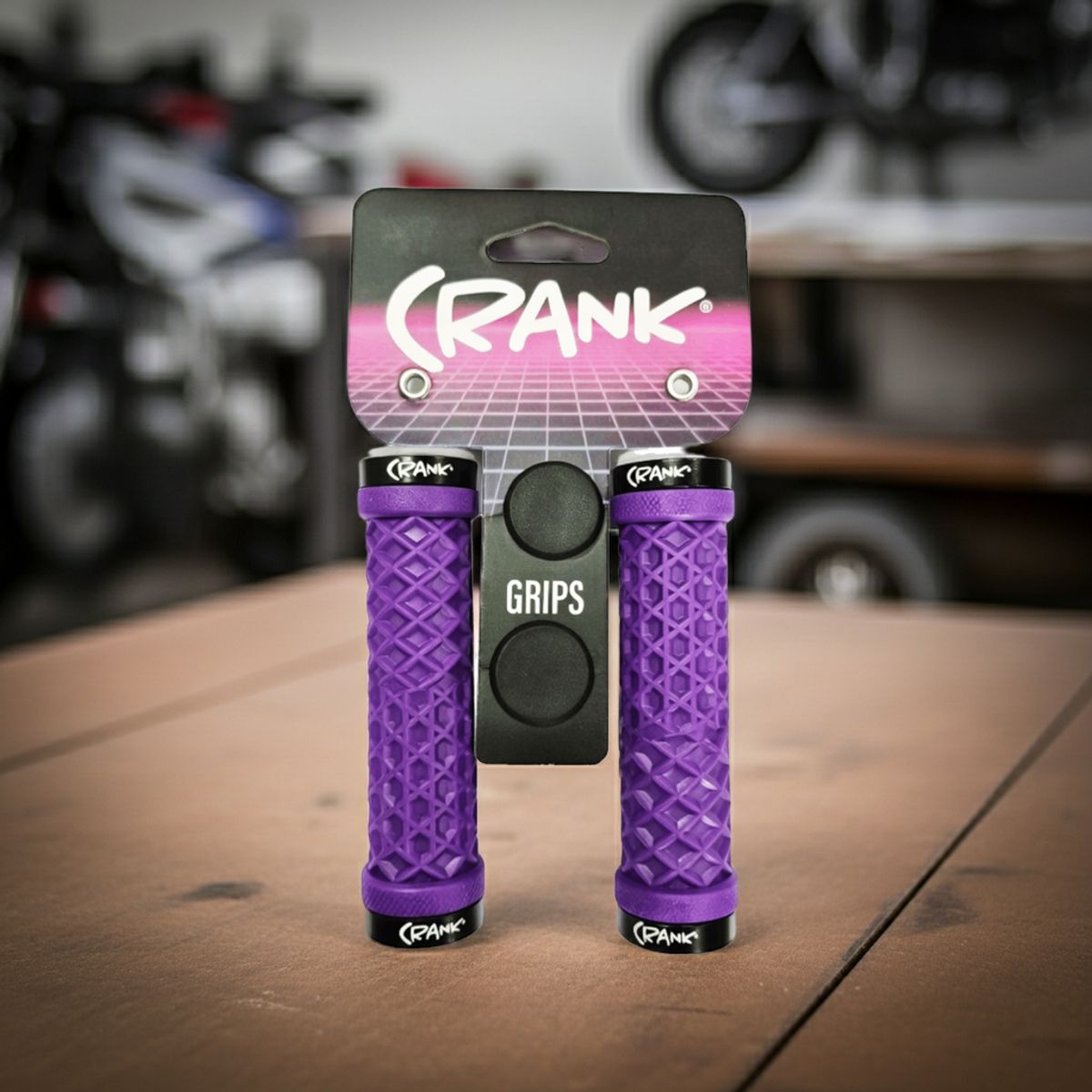 CRANK - PUÑO CRANK LOCK ON 130MM PURPLE