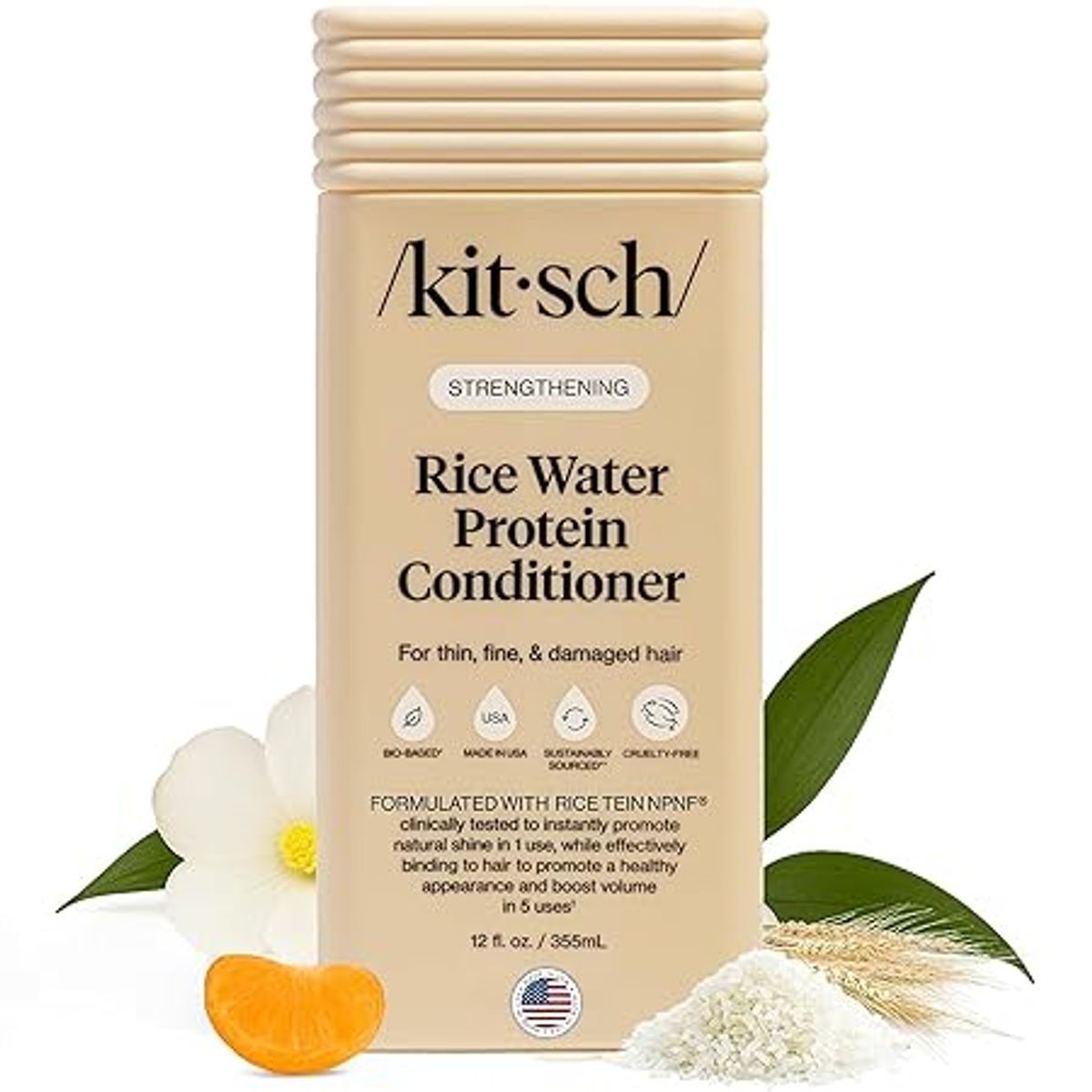 KITSCH - Acondicionador fortalecedor con proteína de agua de arroz Kitsch