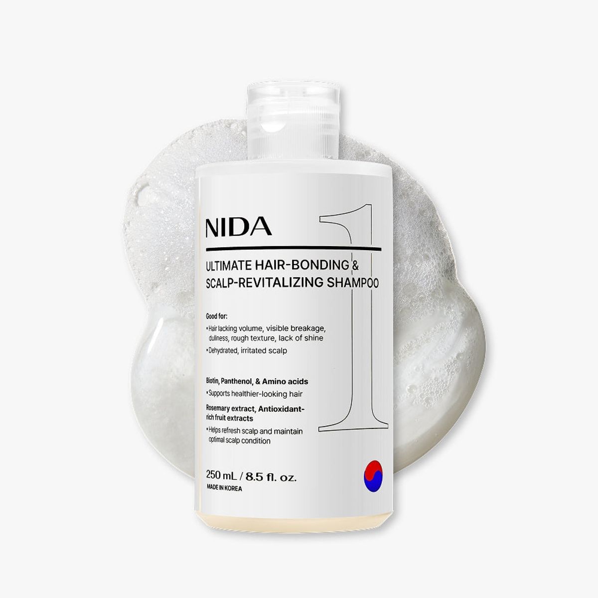 NIDA - Shampoo reparador y revitalizante del cuero cabelludo NIDA