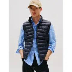 TOMMY HILFIGER - Parka Vest Hombre Cierre Azul