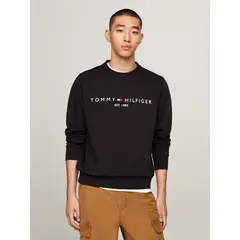 TOMMY HILFIGER - Polerón Established 1985 Negro