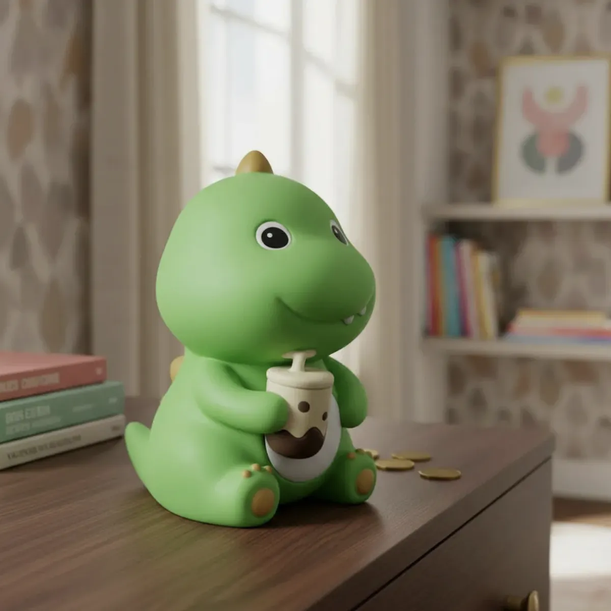 GENERICO - Alcancía Hucha Dinosaurio Bebe Para Niños