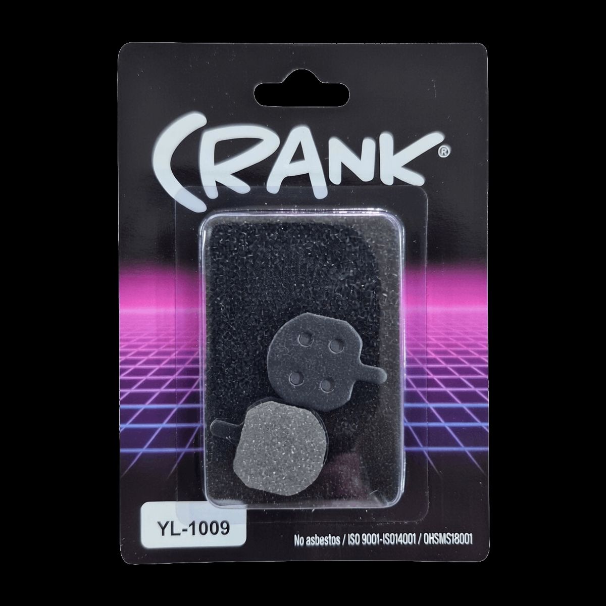 CRANK - PASTILLA DE FRENO CRANK PROMAX/HAYES/BENGAL SEMI METALICO