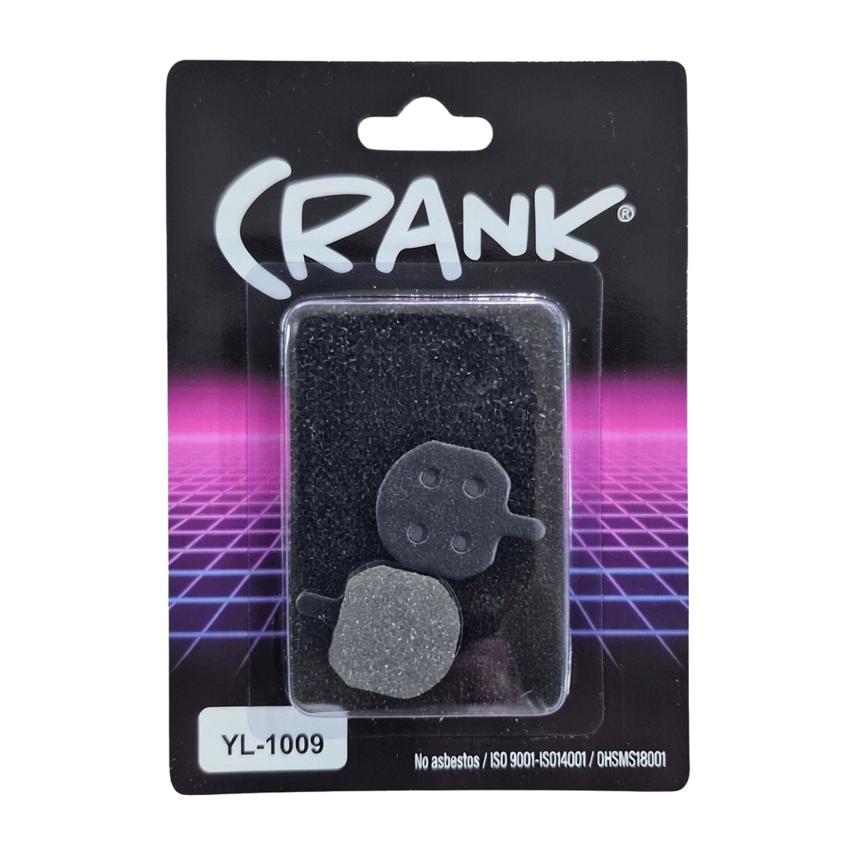 CRANK - PASTILLA DE FRENO CRANK PROMAX/HAYES/BENGAL SEMI METALICO