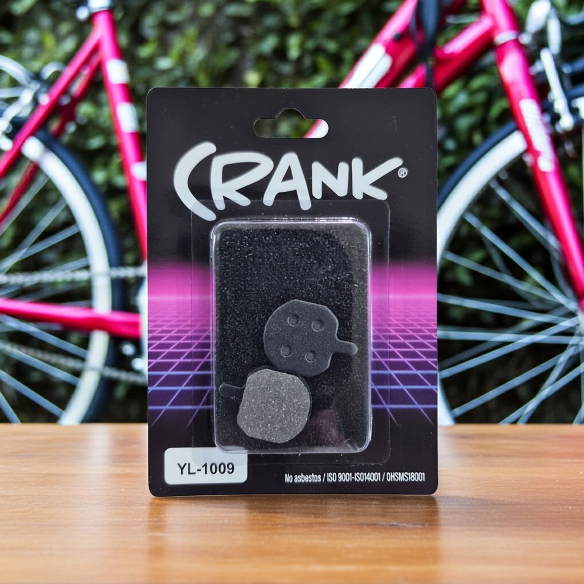 CRANK - PASTILLA DE FRENO CRANK PROMAX/HAYES/BENGAL SEMI METALICO