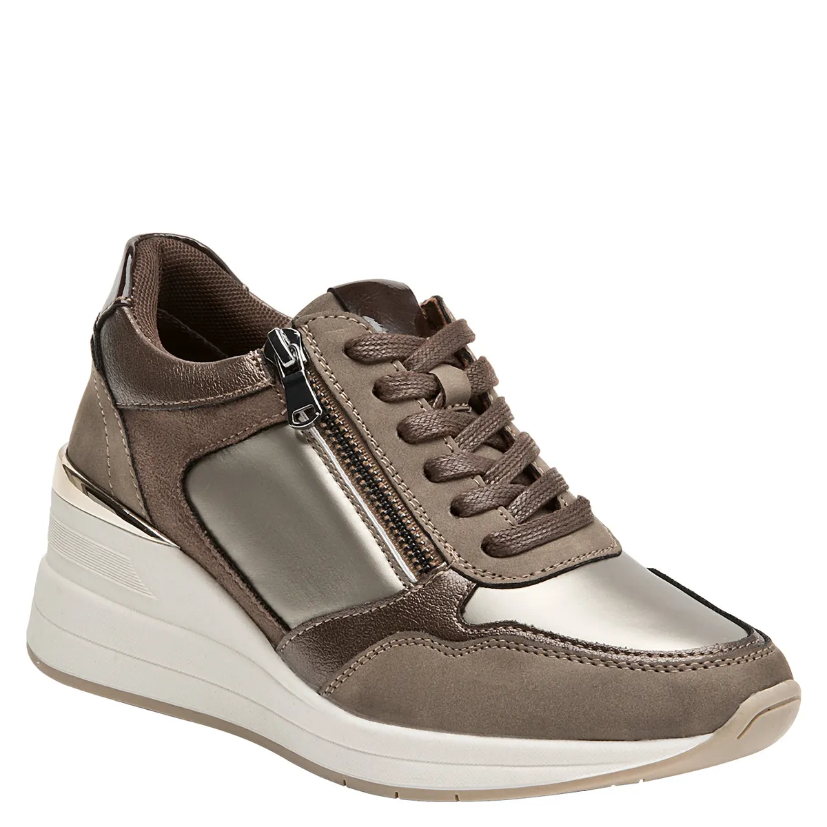 BRUNO ROSSI - Zapatilla Mujer Casual Marrón  Bruno Rossi
