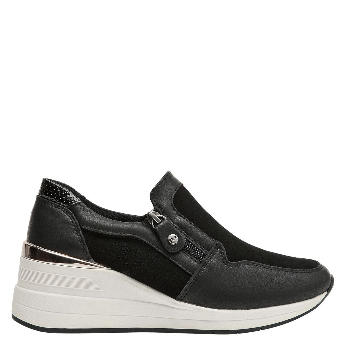 BRUNO ROSSI - Zapatilla Mujer Casual Negro Bruno Rossi