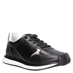 MINGO - Zapatilla Mujer Casual Negro
