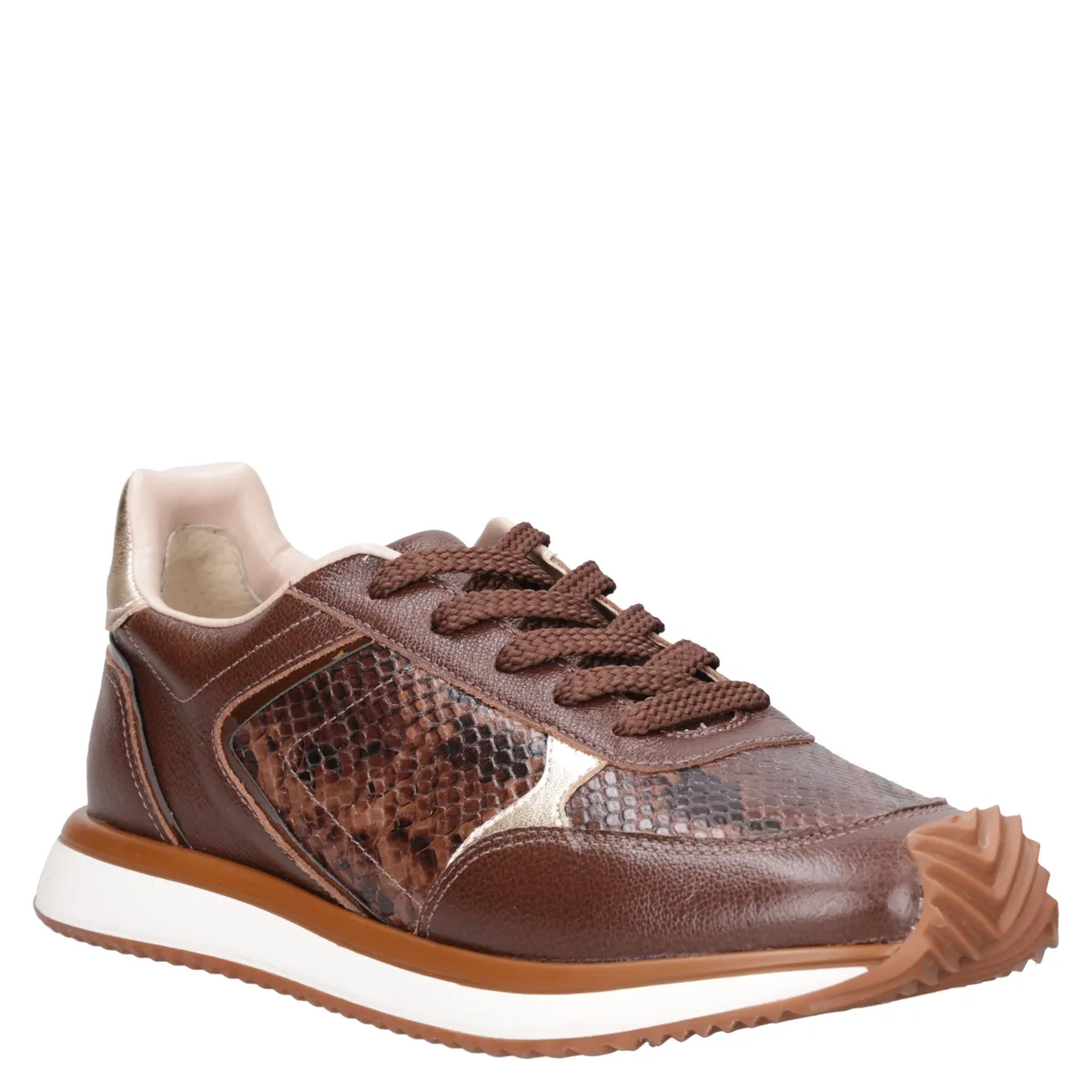 MINGO - Zapatilla Mujer Casual Marrón oscuro Mingo