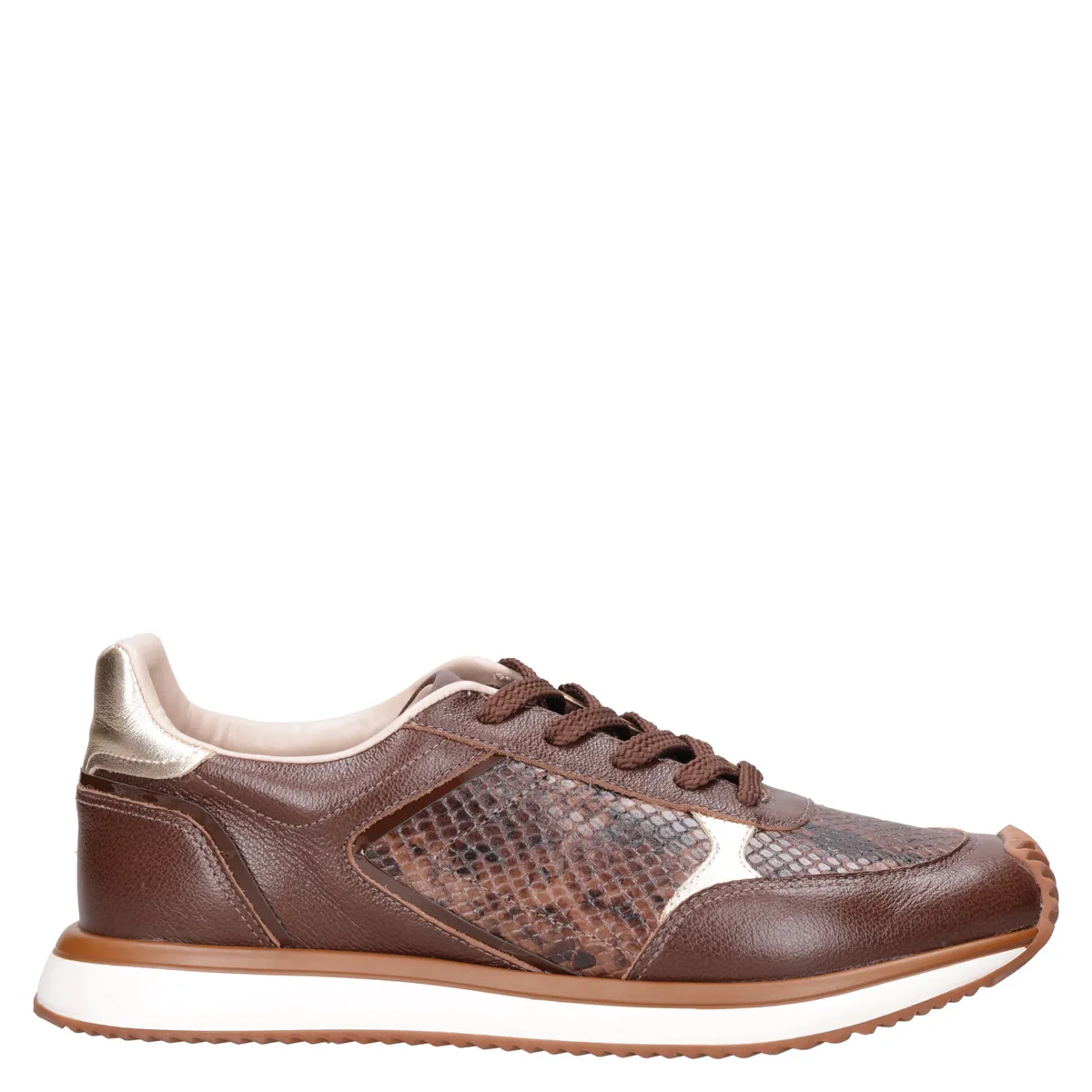 MINGO - Zapatilla Mujer Casual Marrón oscuro Mingo