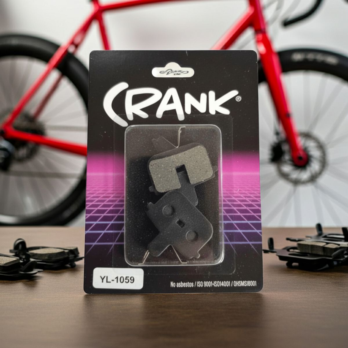 CRANK - PASTILLA DE FRENO CRANK BICICLETAS BIANCHI SEMI METALICO