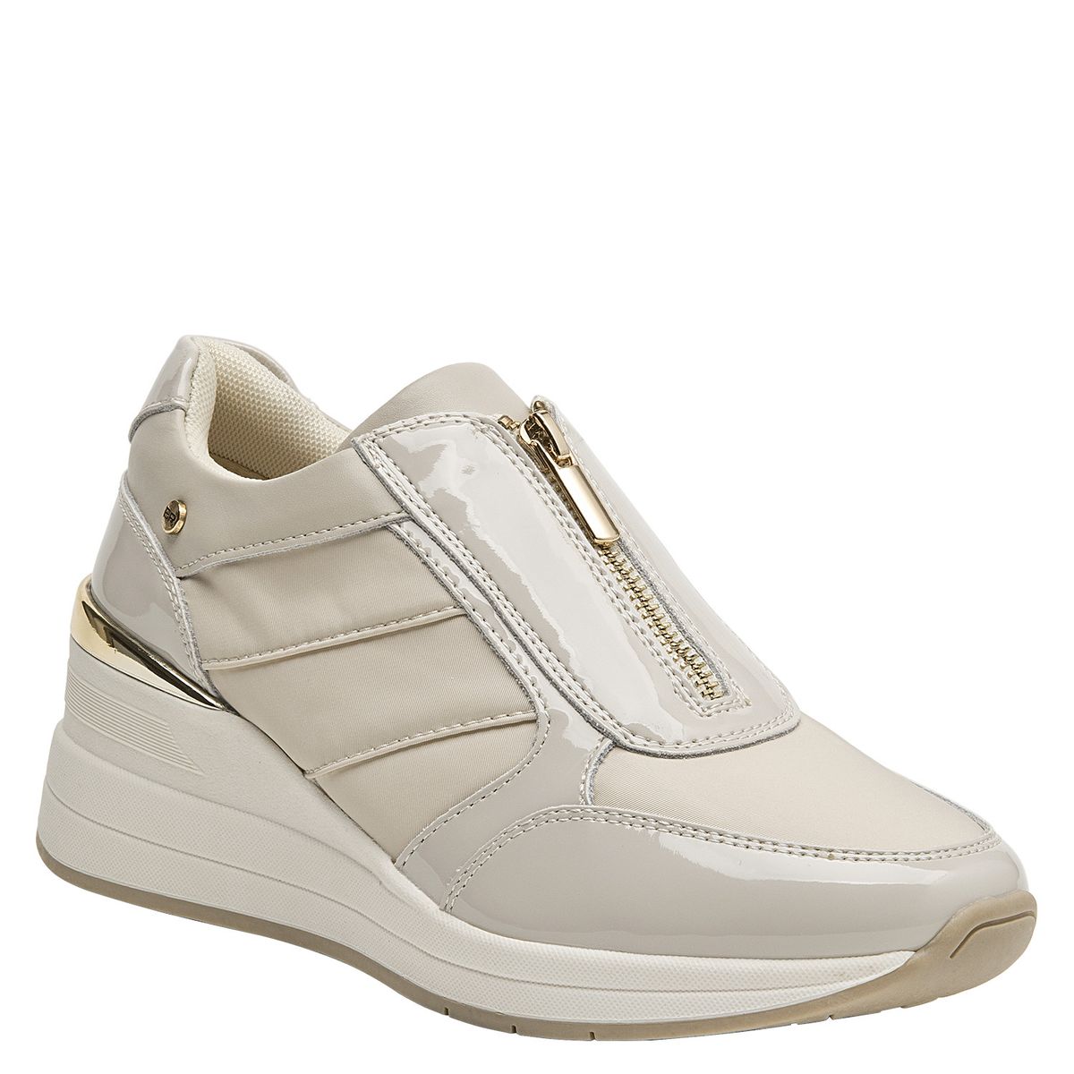 BRUNO ROSSI - Zapatilla Mujer Casual Beige Bruno Rossi