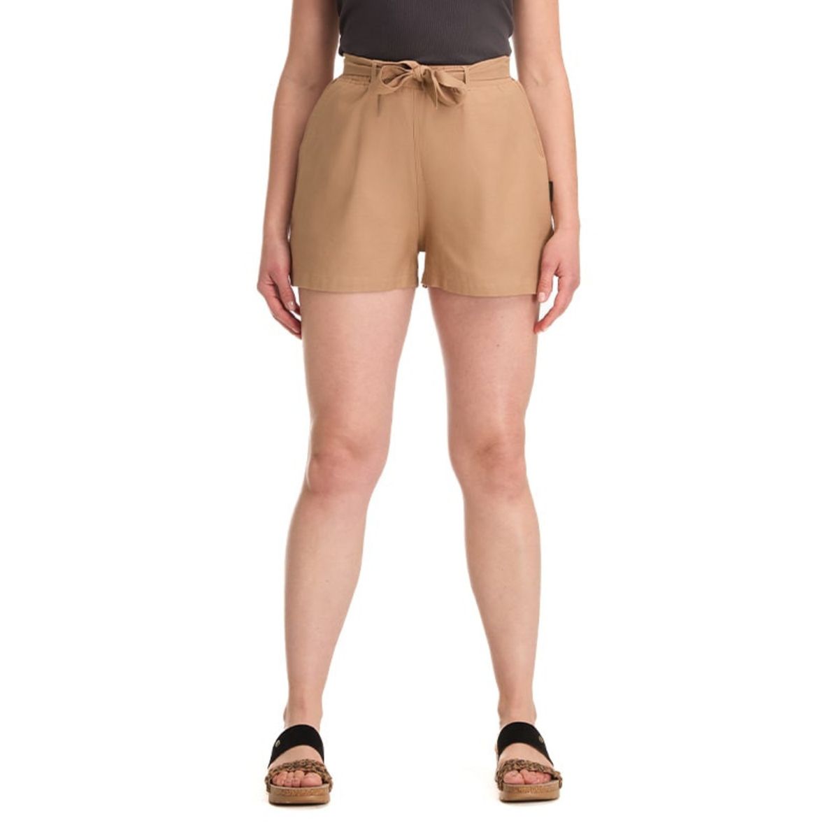 PANAMA JACK - Short Lino Mujer Panama Jack Beige Panama Jack