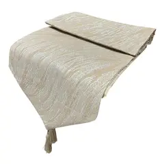 OEM - Mantel Camino De Mesa Tela Dorado Diseños 180x38cm