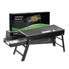 IRM - Parrilla carbon plegable 60cm