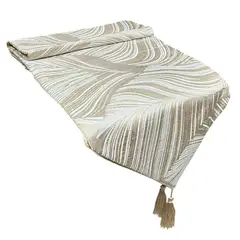 OEM - Mantel Camino De Mesa Tela Dorado Diseños 180x38cm