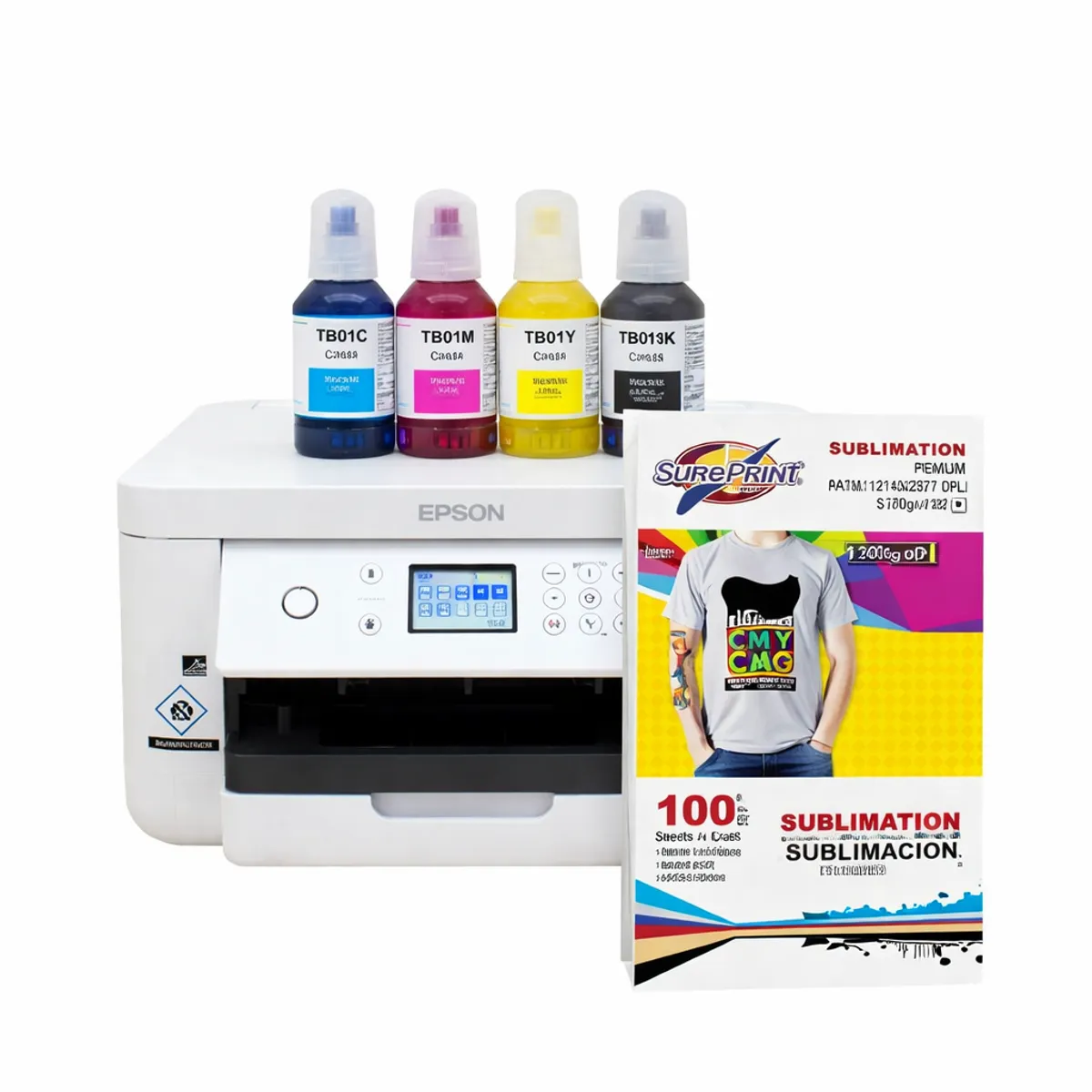 EPSON - Impresora Epson Sublimación F170 + Papel Sublimación 100 Und.