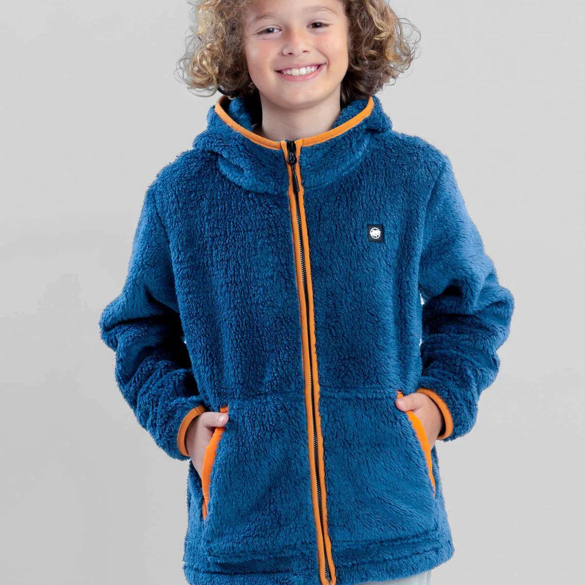 MAUI AND SONS - Poleron Chiporro Ridgeline Celeste Infantil Maui And Sons