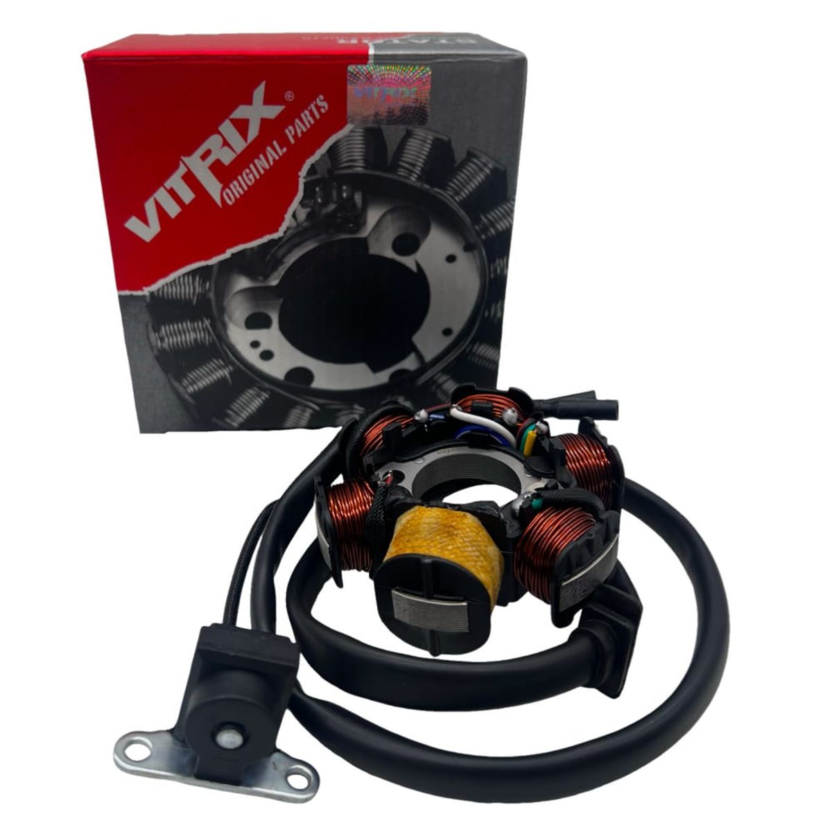 GENERICO - ESTATOR 06 BOBINAS SCOOTER GY6 VITRIX