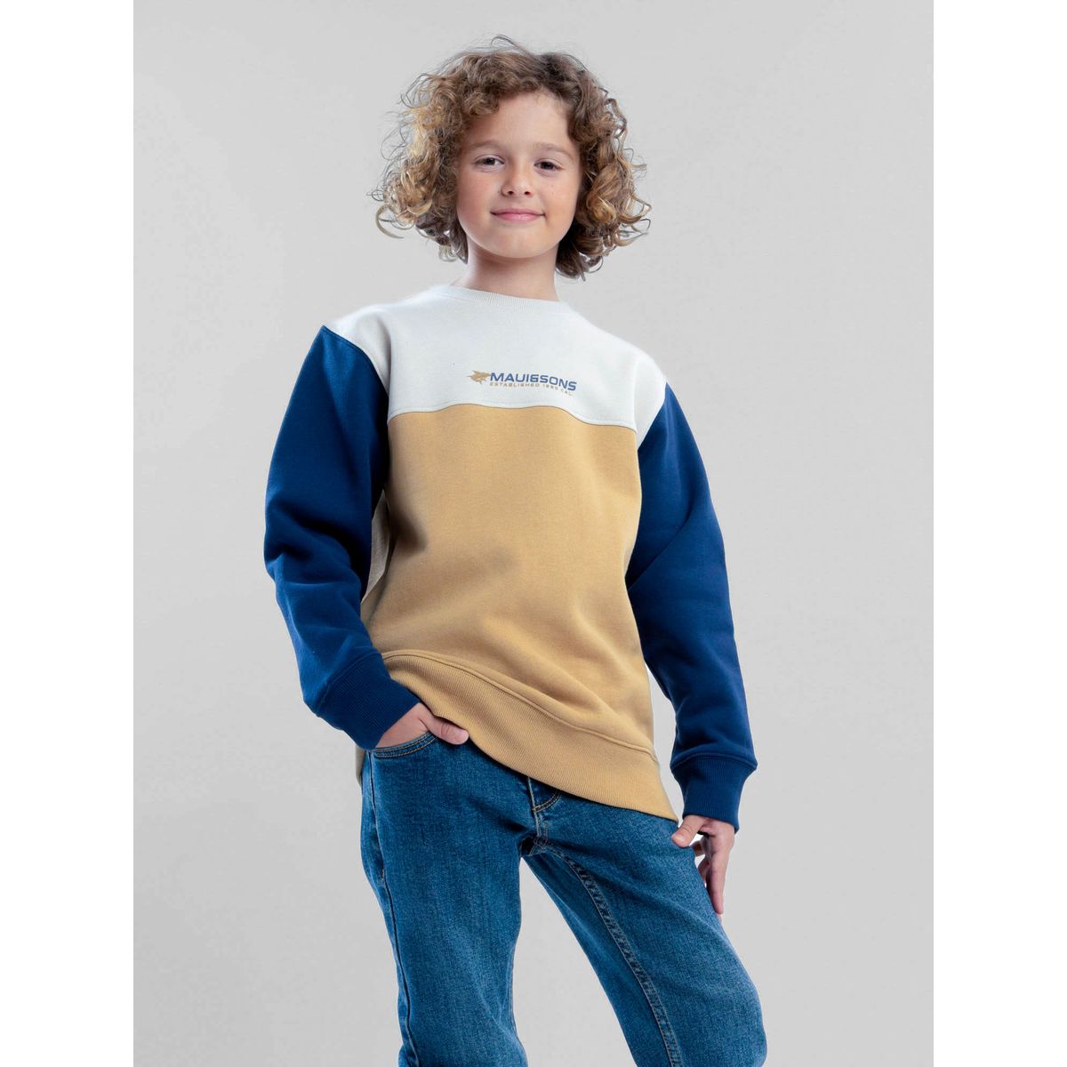 MAUI AND SONS - Poleron CR Farshore Café Infantil Maui And Sons