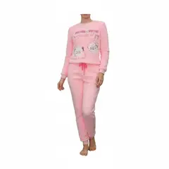LADY GENNY - Pijama Polar Largo Mujer Pop
