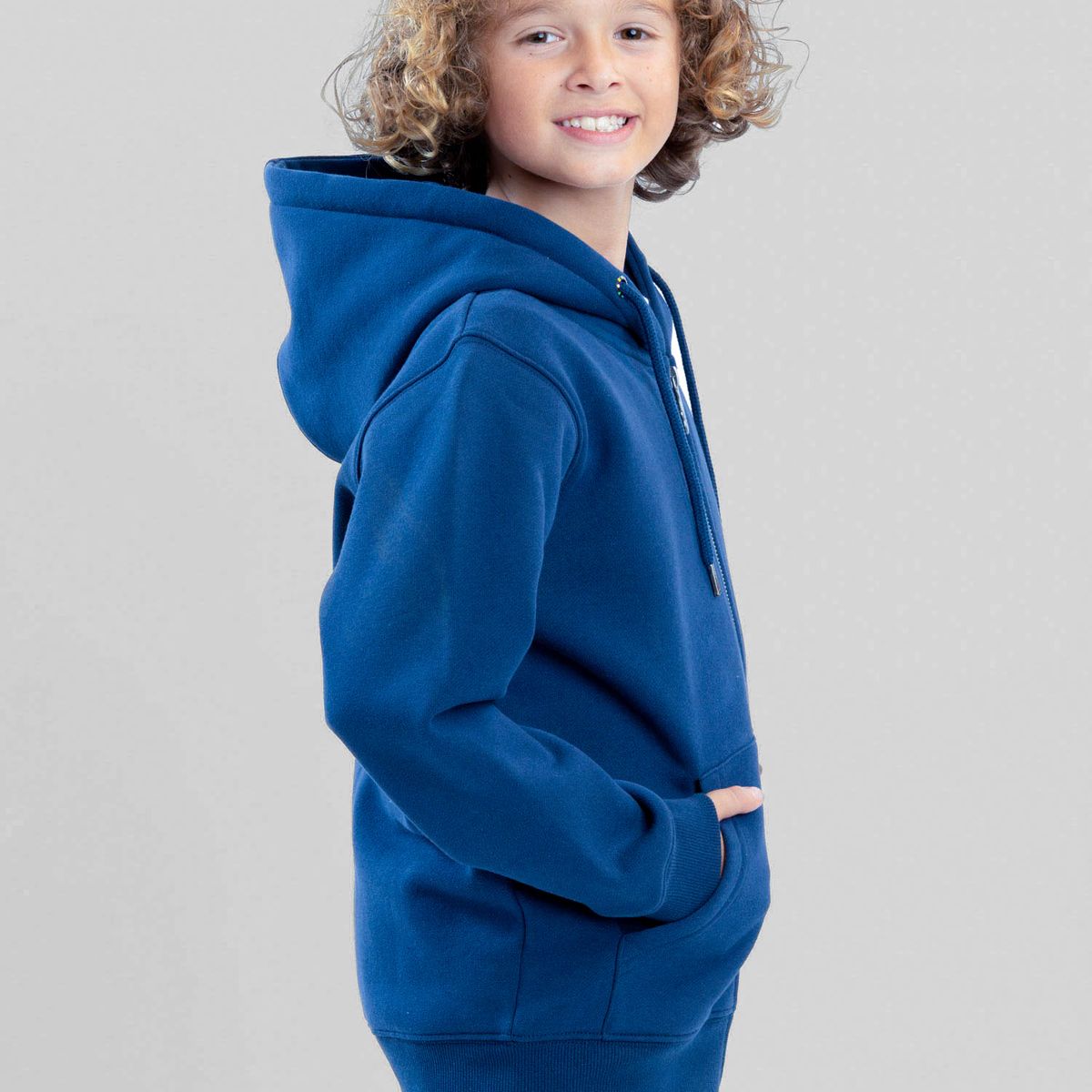 MAUI AND SONS - Poleron FZ Coastloop Azul Infantil Maui And Sons