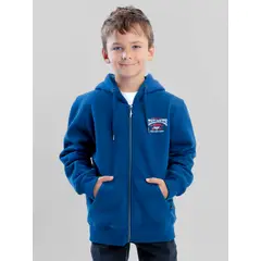 MAUI AND SONS - Poleron FZ Skyward Celeste Infantil