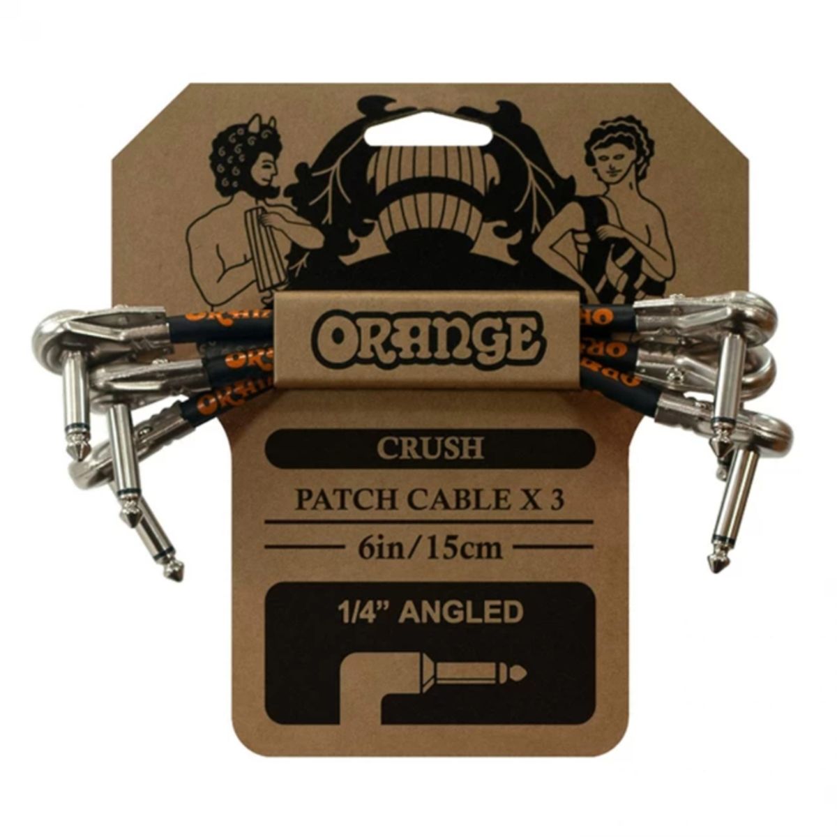 ORANGE - Pack de 3 cables para pedal Orange CA038