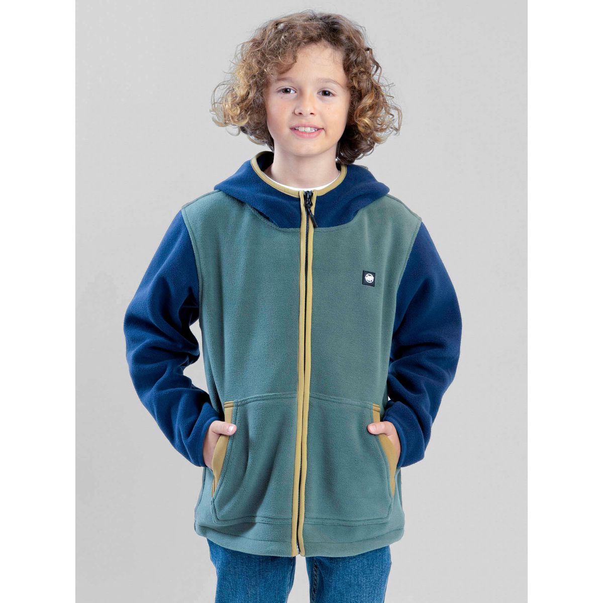 MAUI AND SONS - Poleron Polar Longshore Verde Infantil Maui And Sons