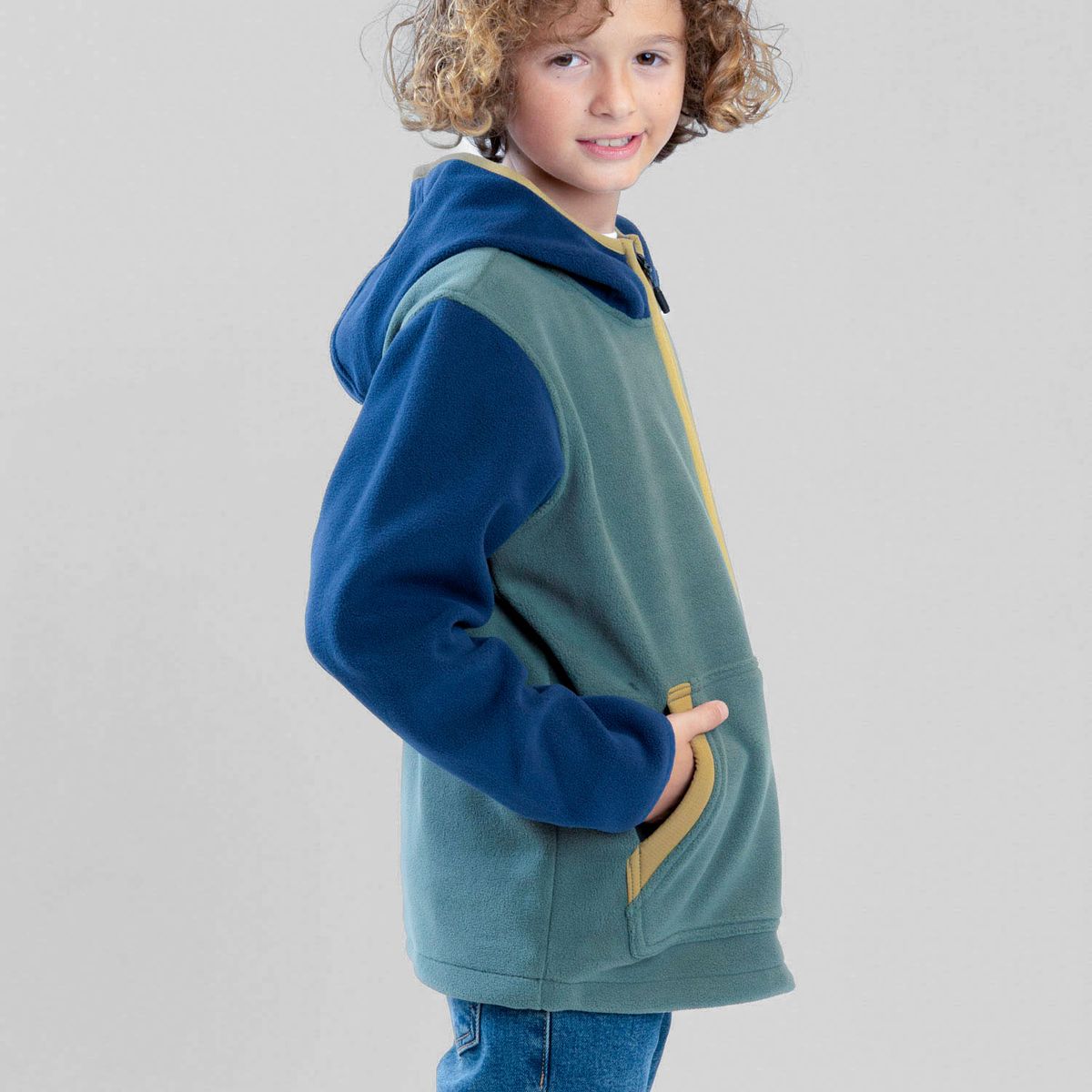 MAUI AND SONS - Poleron Polar Longshore Verde Infantil Maui And Sons
