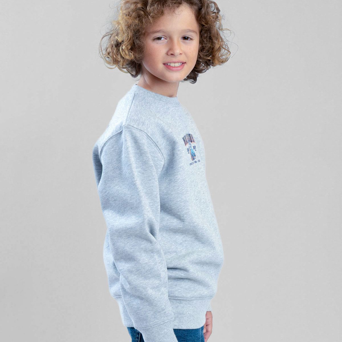 MAUI AND SONS - Poleron CR Fieldtrip Gris Infantil Maui And Sons