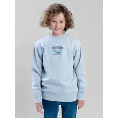 MAUI AND SONS - Poleron CR Fieldtrip Gris Infantil