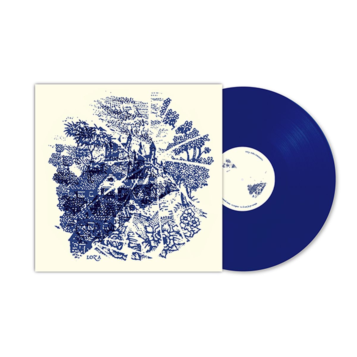 GENERICO - Niña Tormenta  Loza Vinilo Simple Azul