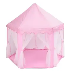 GENERICO - Carpa De Juego Infantil Castillo Rosa Para Niñas
