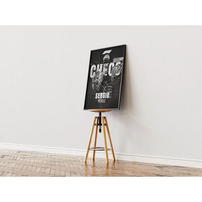 Imagen 2 del producto Cuadro Sergio Pérez F1 - Piloto De Fórmula 1 + Marco