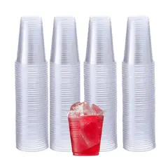 GENERICO - Vasos Plásticos 10oz 300cc Transparentes Desechables Pack 200 Und