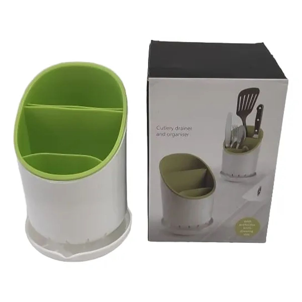 GENERICO - Organizador Para Cubiertos Con Escurridor De Agua