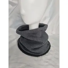 EL ESPACIO DE TOMMY - Cuello invierno adulto gris con cordero negro