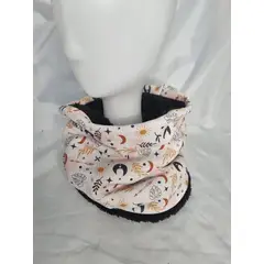 EL ESPACIO DE TOMMY - Cuello invierno adulto medias lunas con cordero negro