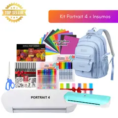 SILHOUETTE - KIT Portrait 4 + INSUMOS ESCOLARES 01