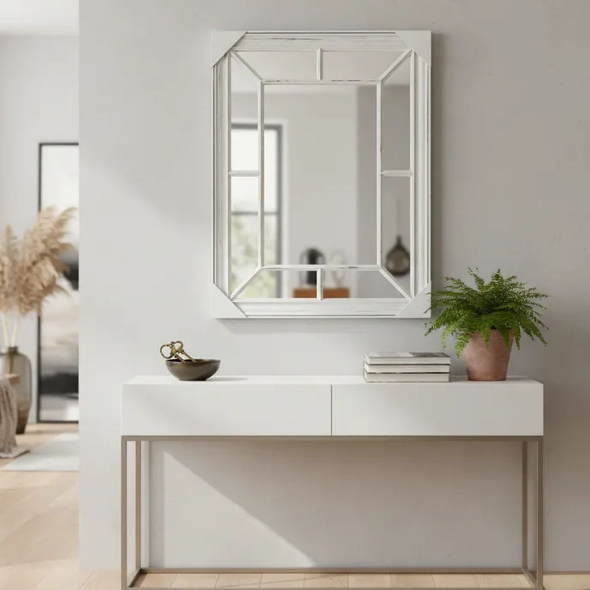 GENERICO - Espejo Decorativo  De Pared Moderno Vanguardista 76*61cm