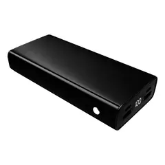 GENERICO - Bateria Externa Power Bank Carga Rapida 20000mah - Negra