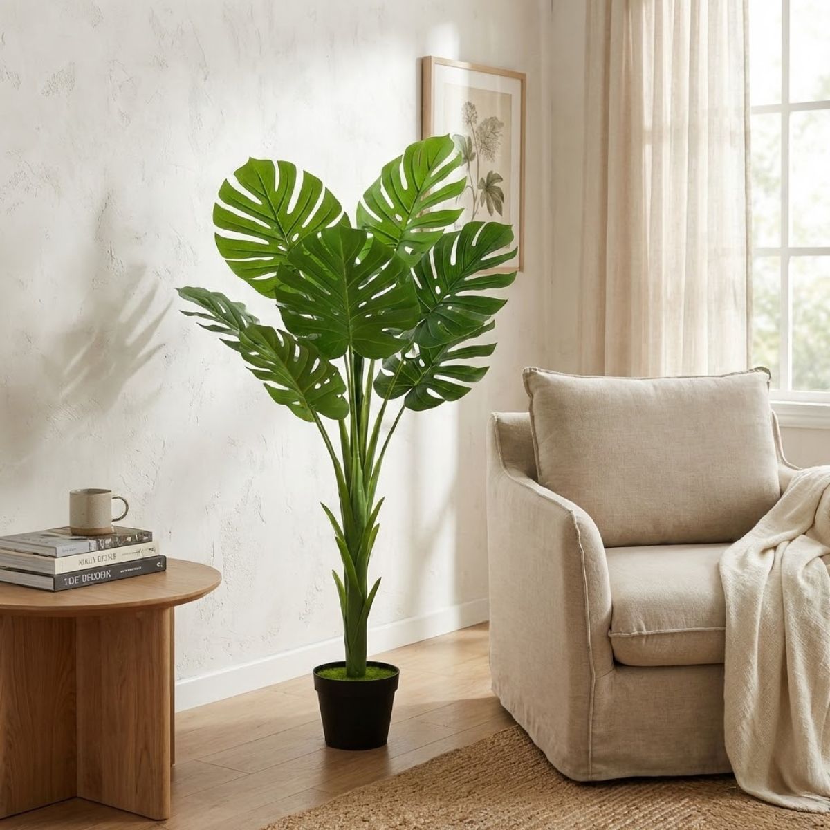 GENERICO - Planta artificial mostera 1.20mt Bighouse