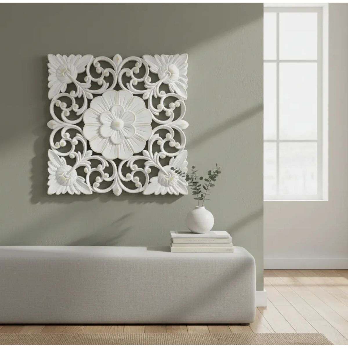 GENERICO - Cuadro Genérico 35 Cm Madera Panel Único Decorativo