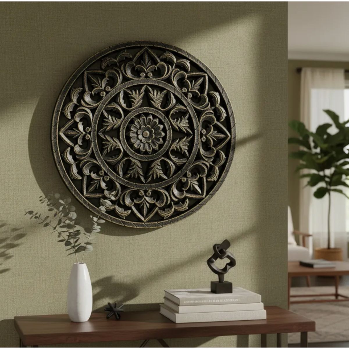 GENERICO - Cuadro Genérico 35 Cm Madera Panel Único Decorativo