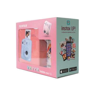 Fujifilm Kit Instax Mini 12 Blue + Film 10 Diseño Spray