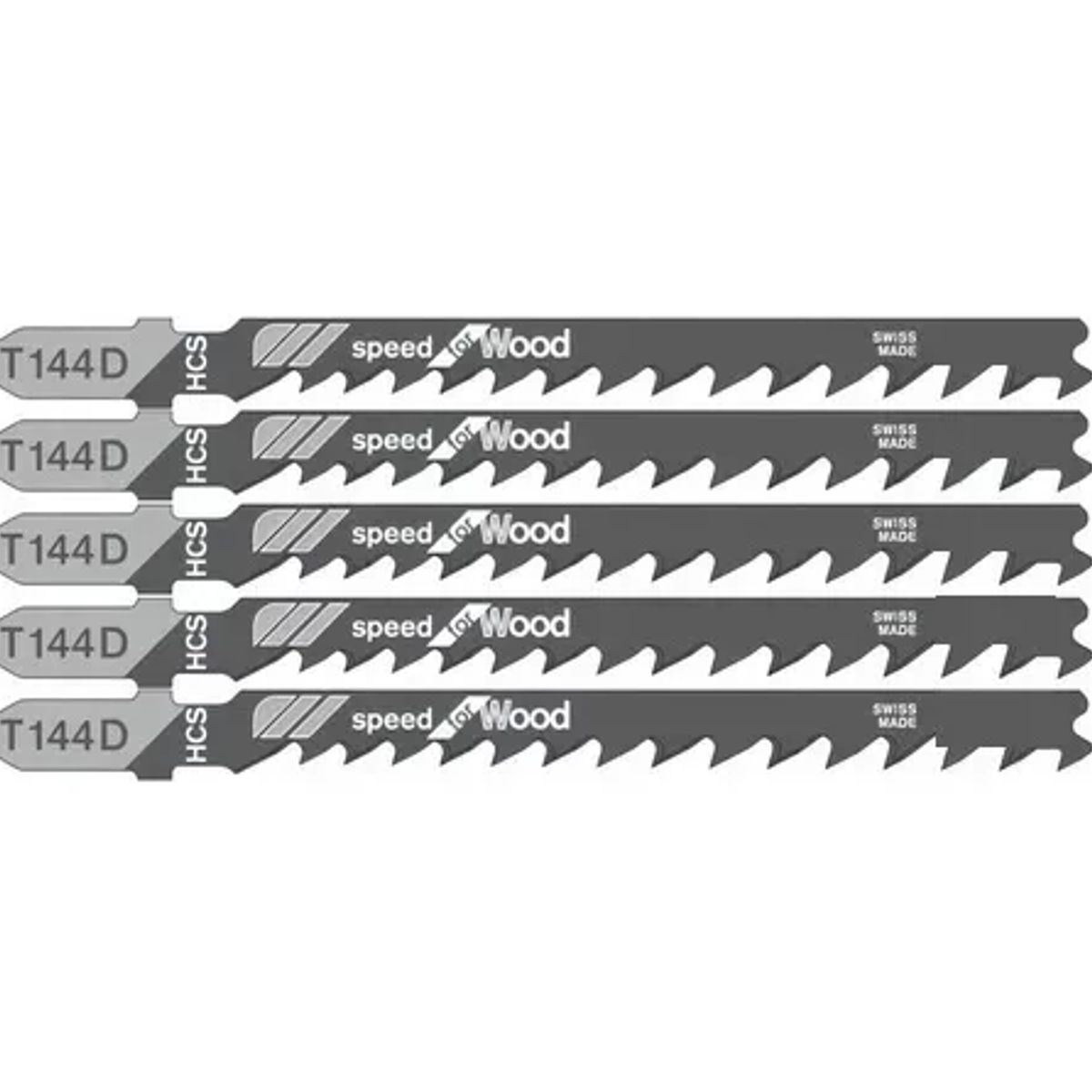 GENERICO - Hojas De Sierra Para Caladora T144d Set 5 Pcs