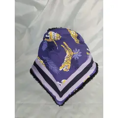 EL ESPACIO DE TOMMY - Bandana invierno mujer morada tigre